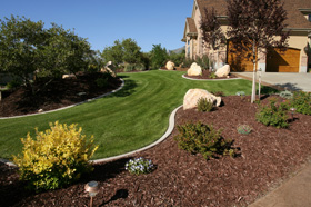 Landscaping enhances the appearance of your home